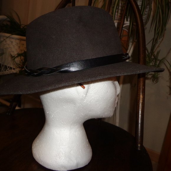 FIRM NWT SAN DIEGO HAT COMPANY NICOLE WOOL RANCHER CHESTNUT